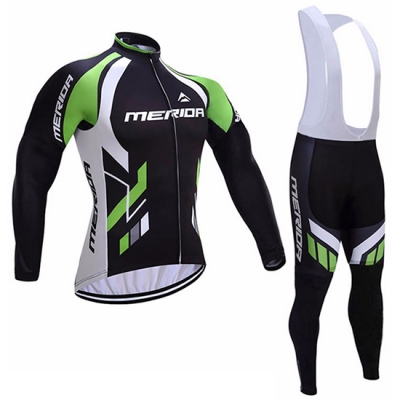 Merida Cycling Jersey Kit Long Sleeve 2017 black and green
