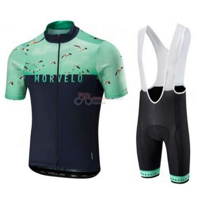 Morvelo Cycling Jersey Kit Short Sleeve 2020 Black Green