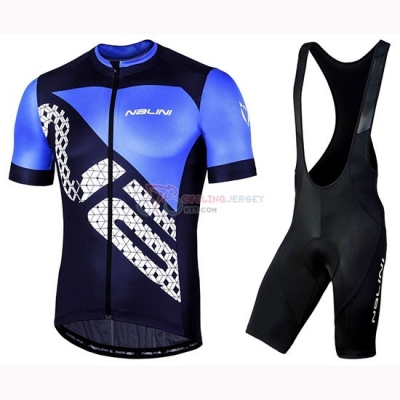 Nalini Volata 2.0 Cycling Jersey Kit Short Sleeve 2019 Black Blue