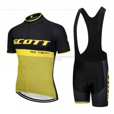 Scott Rc Cycling Jersey Kit Short Sleeve 2018 Black Yellow