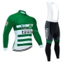 Tavira Cycling Jersey Kit Long Sleeve 2020 White Green