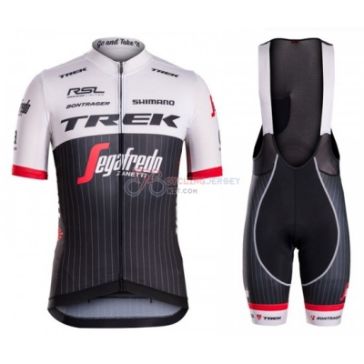 Trek Cycling Jersey Kit Short Sleeve 2016 Black And White