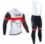 UAE Cycling Jersey Kit Long Sleeve 2021 White