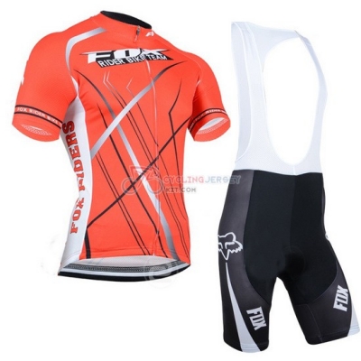 Fox Cycling Jersey Kit Short Sleeve 2014 Orange