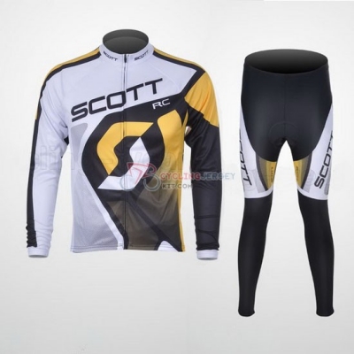 Scott Cycling Jersey Kit Long Sleeve 2012 Black And White