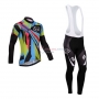 Fox Cycling Jersey Kit Long Sleeve 2014 Sky Blue And Black