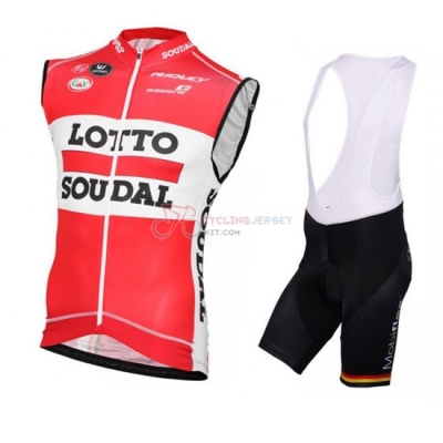 Lotto Wind Vest 2016 Red And White