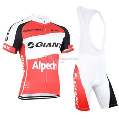 Giant Cycling Jersey Kit Short Sleeve 2015 White And Red