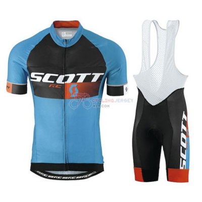 Scott Cycling Jersey Kit Short Sleeve 2015 Black And Blue
