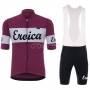 2018 Eroica Vino Cycling Jersey Kit Short Sleeve Spento Red