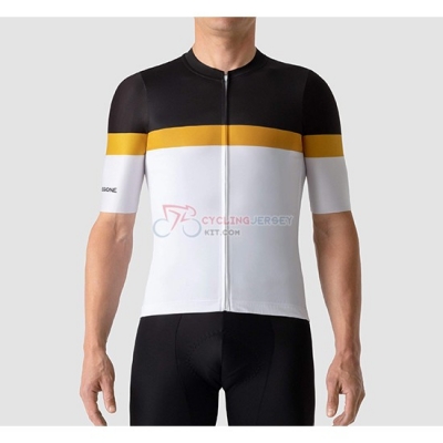La Passione Cycling Jersey Kit Short Sleeve 2019 Black Yellow White