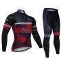 Northwave Cycling Jersey Kit Long Sleeve 2019 Black Red White