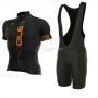 ALE Graphics Prr Nominal Short Sleeve Cycling Jersey and Bib Shorts Kit 2017 orange and black