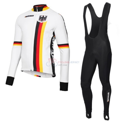 Belgium Cycling Jersey Kit Long Sleeve 2018 White