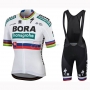Bora Campione Slovakia Cycling Jersey Kit Short Sleeve 2019 White