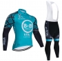 Concept-bb Hotels Cycling Jersey Kit Long Sleeve 2021 Light Blue