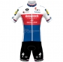 Deceuninck Quick Step Cycling Jersey Kit Short Sleeve 2021 Campione Repubblica
