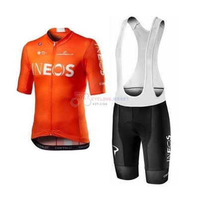 Ineos Cycling Jersey Kit Short Sleeve 2020 Orange
