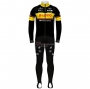 Lotto-kern Haus Cycling Jersey Kit Long Sleeve 2020 Black Yellow