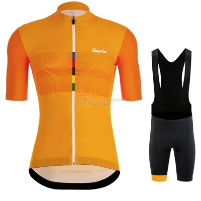 Rapha Cycling Jersey Kit Short Sleeve 2020 Orange