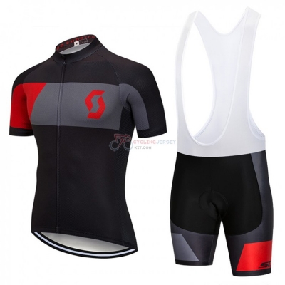 Scott Cycling Jersey Kit Short Sleeve 2018 Black and Red