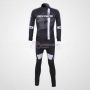 Giordana Cycling Jersey Kit Long Sleeve 2011 Gray And Black