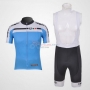 Giordana Cycling Jersey Kit Short Sleeve 2011 White And Sky Blue