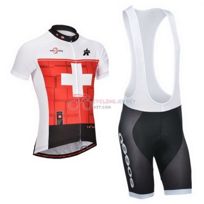 Assos Cycling Jersey Kit Short Sleeve 2014 White And Red