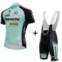 Bianchi Cycling Jersey Kit Short Sleeve 2015 Black And Green