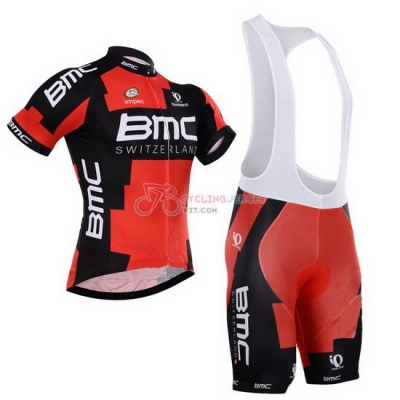 BMC Cycling Jersey Kit Short Sleeve 2015 Black And Orange