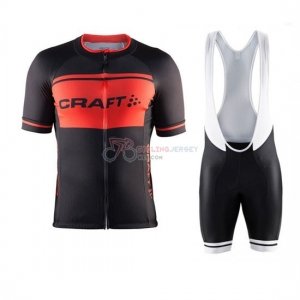 Craft Cycling Jersey Kit Short Sleeve 2016 Black And Orange