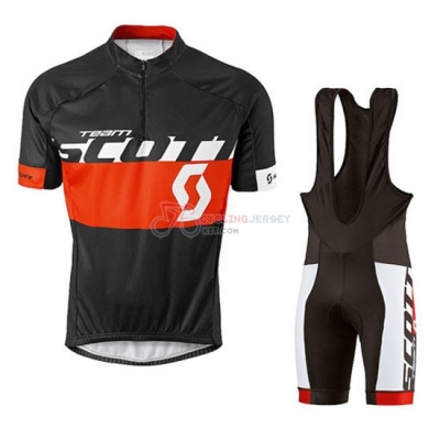 Scott Cycling Jersey Kit Short Sleeve 2016 Black And Red