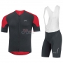 2018 Gore C7 Cc Cycling Jersey Kit Short Sleeve Black and Red