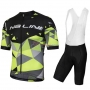 2018 Nalini Ahs Discesa Cycling Jersey Kit Short Sleeve Black and Green
