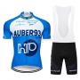 Aqber93 Cycling Jersey Kit Short Sleeve 2019 Blue White