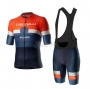Castelli Cycling Jersey Kit Short Sleeve 2020 Orange White Blue