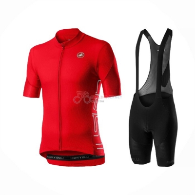 Castelli Cycling Jersey Kit Short Sleeve 2021 Red