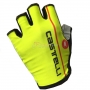 Castelli Short Finger Gloves yellow 2017