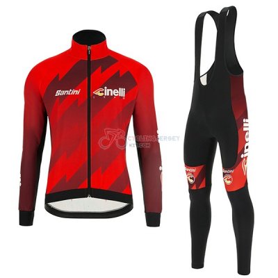 Cinelli Cycling Jersey Kit Long Sleeve 2018 Spento Red