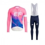 EF Education First Cycling Jersey Kit Long Sleeve 2020 Pink