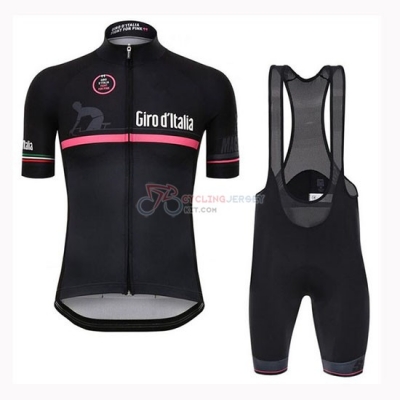 Giro D'italy Cycling Jersey Kit Short Sleeve 2019 Black