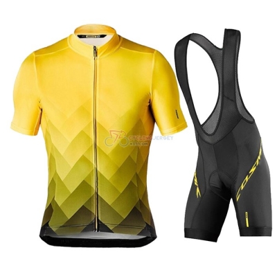 Mavic Cycling Jersey Kit Short Sleeve 2020 Yellow Black