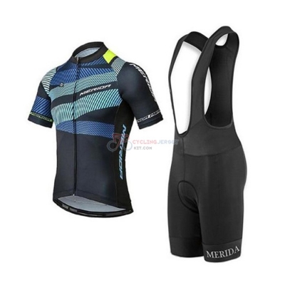 Merida Cycling Jersey Kit Short Sleeve 2020 Black Blue