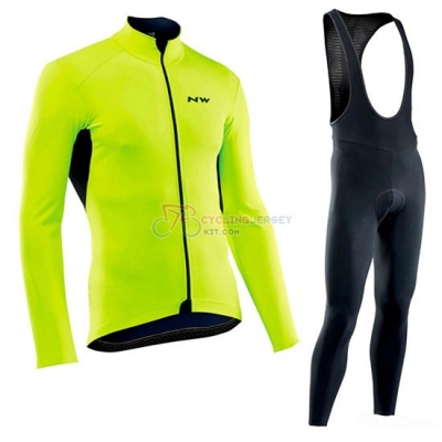 Northwave Cycling Jersey Kit Long Sleeve 2019 Green