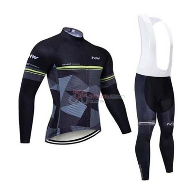 Northwave Cycling Jersey Kit Long Sleeve 2020 Black Gray