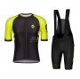 Scott Cycling Jersey Kit Short Sleeve 2021 Black Yellow
