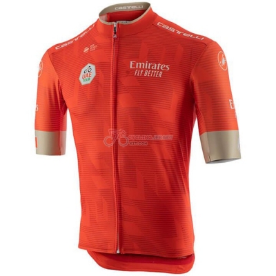UAE Tour Cycling Jersey Kit Short Sleeve 2020 Red
