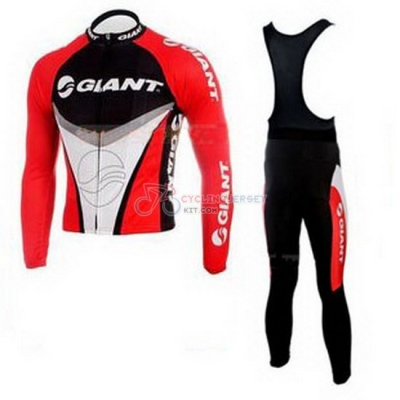 Giant Cycling Jersey Kit Long Sleeve 2010 Black And Red