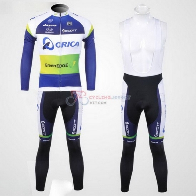 Greenedge Cycling Jersey Kit Long Sleeve 2012