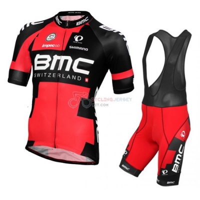 BMC Cycling Jersey Kit Short Sleeve 2016 Red And Black